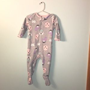Winter animal print sleeper🎀